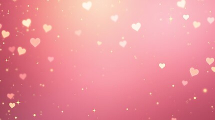 Pink Hearts Background: A Romantic Valentine's Day Design