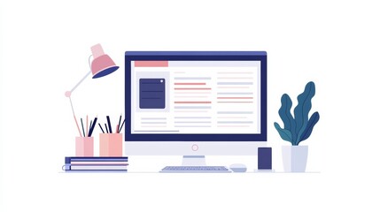 Obraz premium Online tax payment service. Landing page template for web on white background