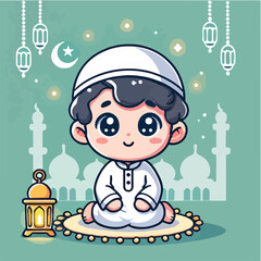 cool minimalist sailor character vector