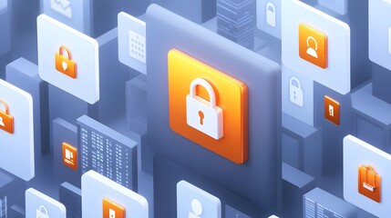 Enhancing digital security measures online platforms graphic design virtual environment abstract viewpoint data protection concepts