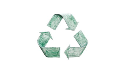 Recycling symbol transparent background