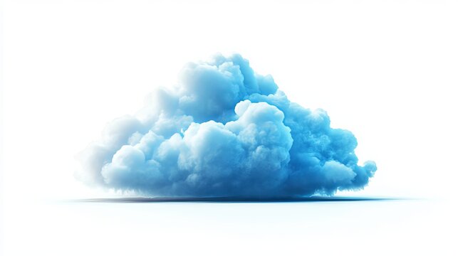Abstract Blue Cloud Formation