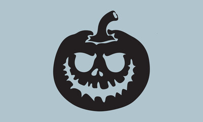 pumpkin fall Halloween silhouette vector illustration-pumpkin fall T-shirt design, Vector typography for posters, stickers, Cutting Cricut and Silhouette,  file, banner, card Templet, flyer and