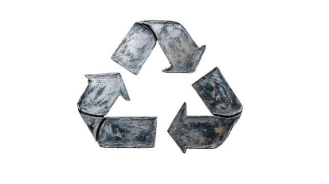 Recycling symbol transparent background