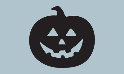 pumpkin fall Halloween silhouette vector illustration-pumpkin fall T-shirt design, Vector typography for posters, stickers, Cutting Cricut and Silhouette,  file, banner, card Templet, flyer and