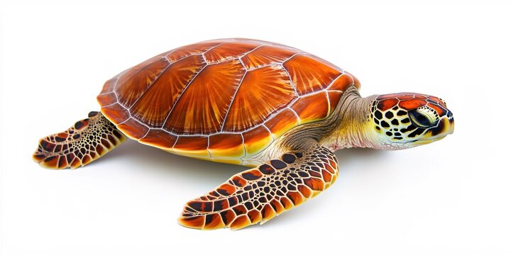 Vibrant Sea Turtle Shell Close Up Ocean Wildlife Nature Photography