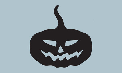 pumpkin fall Halloween silhouette vector illustration-pumpkin fall T-shirt design, Vector typography for posters, stickers, Cutting Cricut and Silhouette,  file, banner, card Templet, flyer and