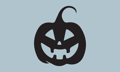 pumpkin fall Halloween silhouette vector illustration-pumpkin fall T-shirt design, Vector typography for posters, stickers, Cutting Cricut and Silhouette,  file, banner, card Templet, flyer and