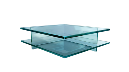 Sleek Coffee Table on transparent background PNG.