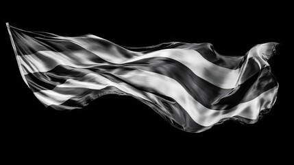 waving race flag closeup, floating checkerboard pattern, silky fabric motion, dramatic black backdrop, high-speed capture, studio lighting, professional sports photography, crisp textile detail