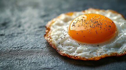 Perfectly Fried Egg with Seasoning