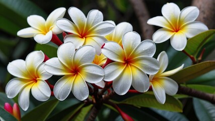 Fototapeta premium frangipani plumeria flower