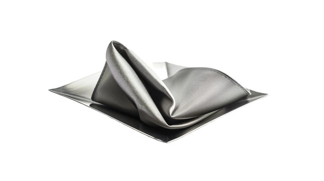 Chic Pocket Square Holder on transparent background PNG.