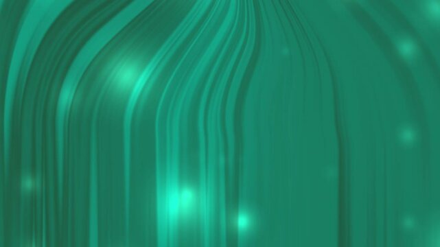 Teal parallel curved lines glow faintly with tiny lights. Suitable for abstract backgrounds, futuristic designs, digital art, technology concepts, glowing patterns, and minimalistic designs for variou