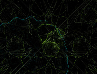 Imaginatory fractal abstract background Image