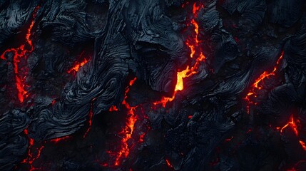 Lava texture fire background rock volcano magma molten hell hot flow flame pattern seamless. Earth lava crack volcanic texture ground fire burn explosion stone liquid black red inferno planet relief.