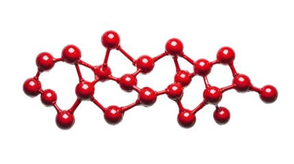 Molecular and DNA model transparent background