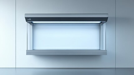 A laminar flow hood symbolizing laminar airflow technology on a solid white background