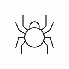 Spider Arachnid Pest Control Nature icon vector sign