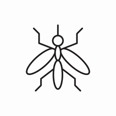 Mosquito Pest Insect icon vector sign