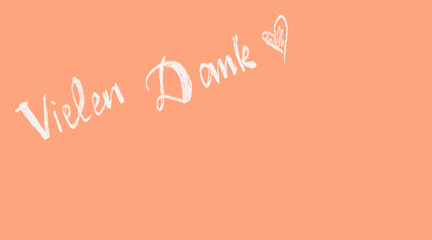 thank you handwritten on pastel background. illustration banner.