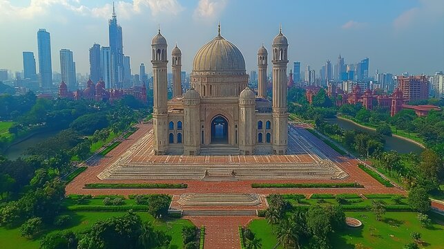 Majestic Baitul Mukarram National Mosque, Dhaka, Bangladesh