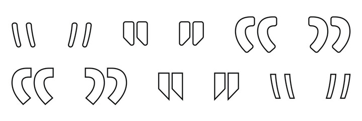 quote mark icon quotes marks icons
