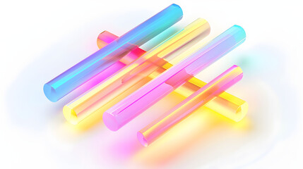Fototapeta premium Lighting streaming icon isometric 3D