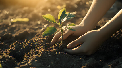 Nurturing Nature: The Symbolic Act of Planting Hope for a Greener Tomorrow