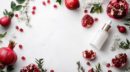 pomegranate natural forms of retinol skin care serum and cream