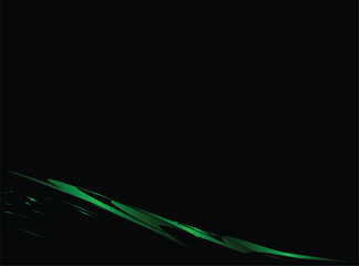 Creative Unique Vector Abstract Art design Green