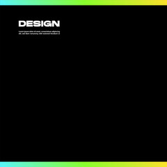 Colorful square futuristic background. Social media frame vector illustration.