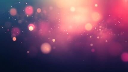 Abstract Pink and Purple Bokeh Background With Glimmering Lights