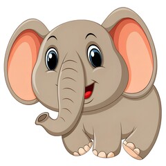 Naklejka premium the brown elephant