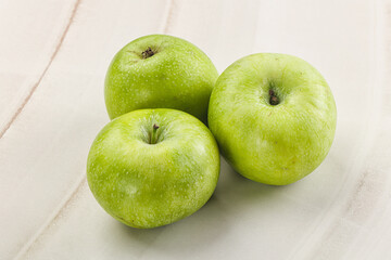 Sweet and juicy green apple