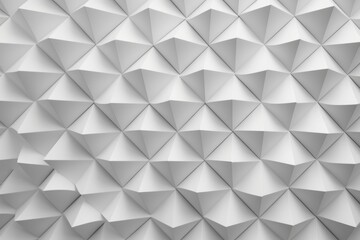 Fototapeta premium Futuristic white abstract geometric pattern background wallpaper decoration texture