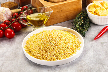 Italian cuisine - dry stelline pasta