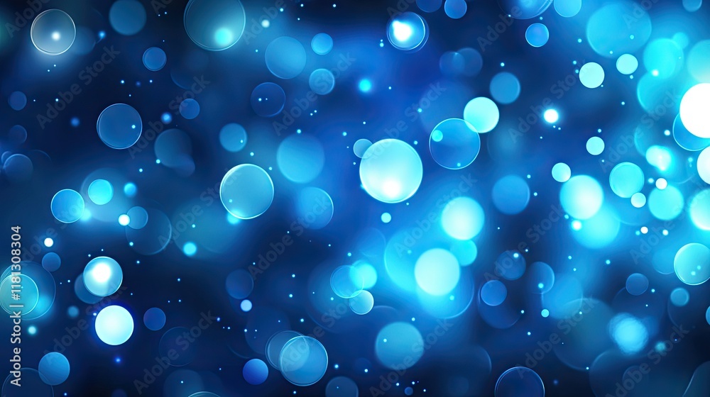 Poster vibrant abstract digital background featuring glowing blue dots and lines, ideal for technology them