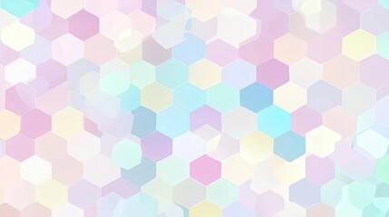 Fototapeta premium Pastel Hexagonal Honeycomb Pattern