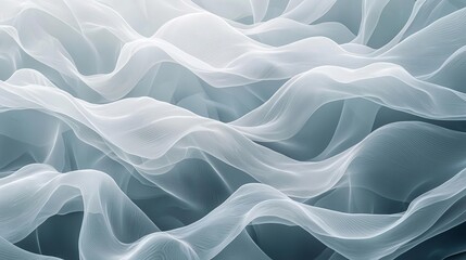 Fototapeta premium Futuristic Abstract Wave Pattern