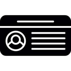 Driving License Icon