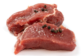 viande de sanglier, en gros plan