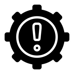 risk management glyph icon