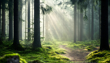 Obraz premium Elegant white paneled wall with herringbone wooden flooring for architectural designs -