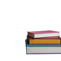 Fototapeta premium stack of books with transparent background PNG and JPEG image