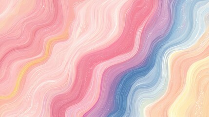 Fototapeta premium Pastel Wave Marble Texture: Abstract Background Design for Wallpaper, Prints, and Creative Projects
