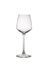 Elegant crystal wine glass showcasing exquisite design and craftsmanship in minimalist setting