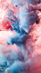  A background with swirling clouds of ink in water. 