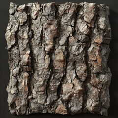 Obraz premium Detailed Close-Up of Natural Tree Bark Texture for Background Use