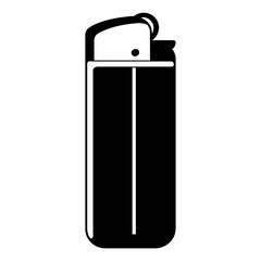 A minimalist vector illustration of a matchstick